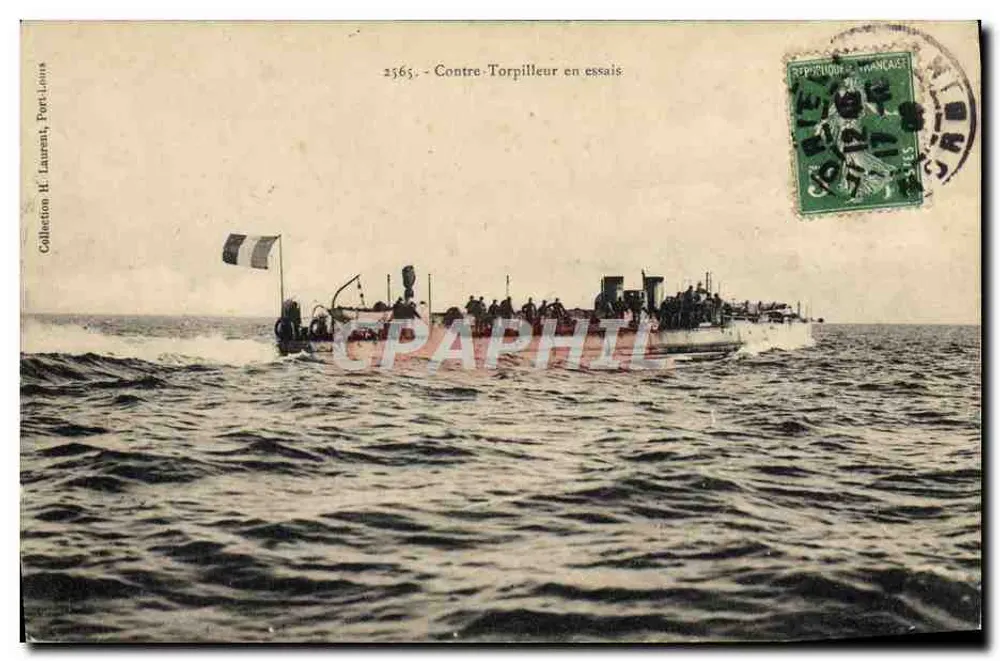 Zerstörer in Probefahrt — Sammlung H. Laurent, Fugé-Louis — Nr. 2565 - Vorderseite
