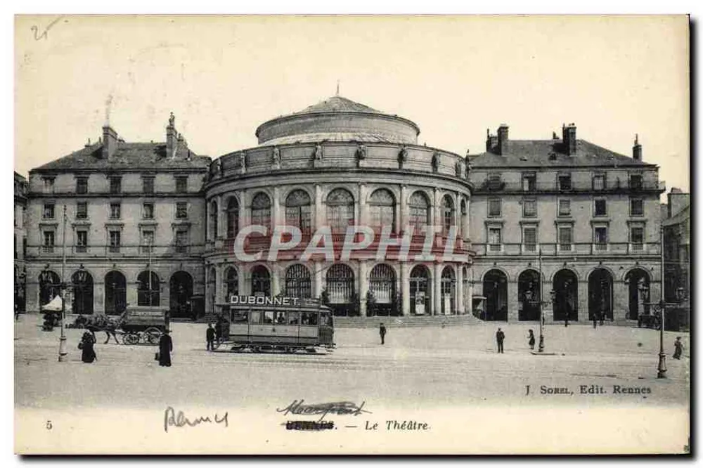 Brennes — O Teatro — J. Sorel, Edit. Rennes - Frente