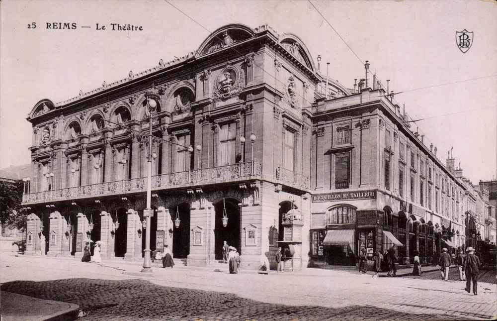 Reims — O Teatro — Editor: Bocquillon & Tailleur - Frente