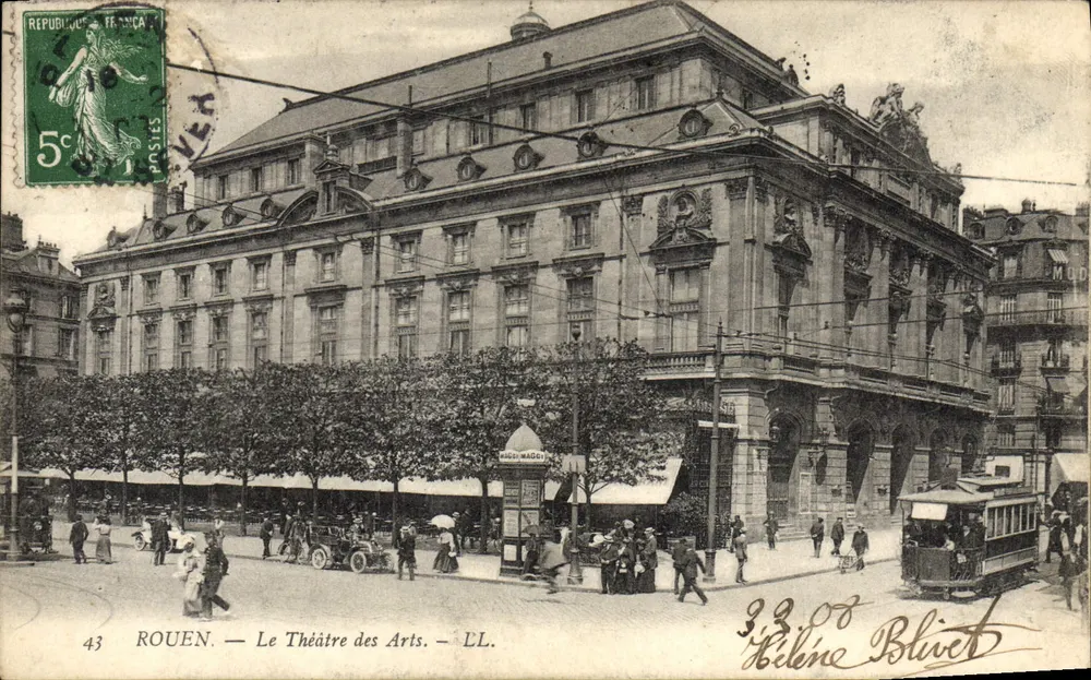 Rouen — O Teatro dos Artes — LL. - Frente