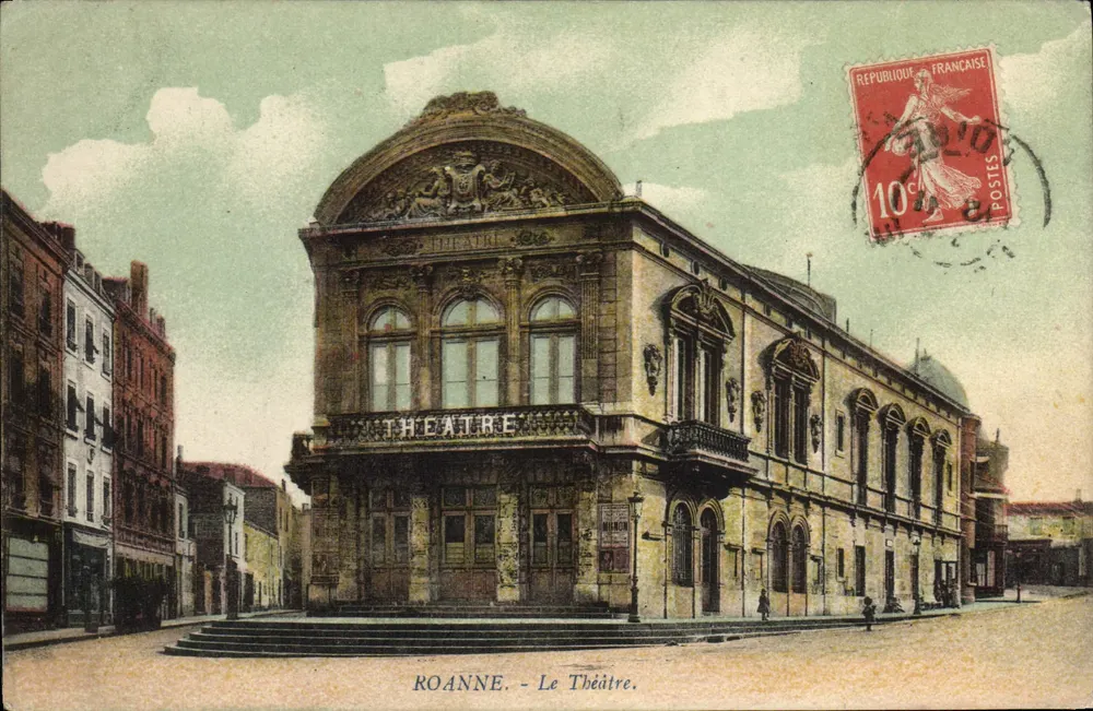 Roanne - O Teatro — Editor desconhecido, número de série não visível - Frente