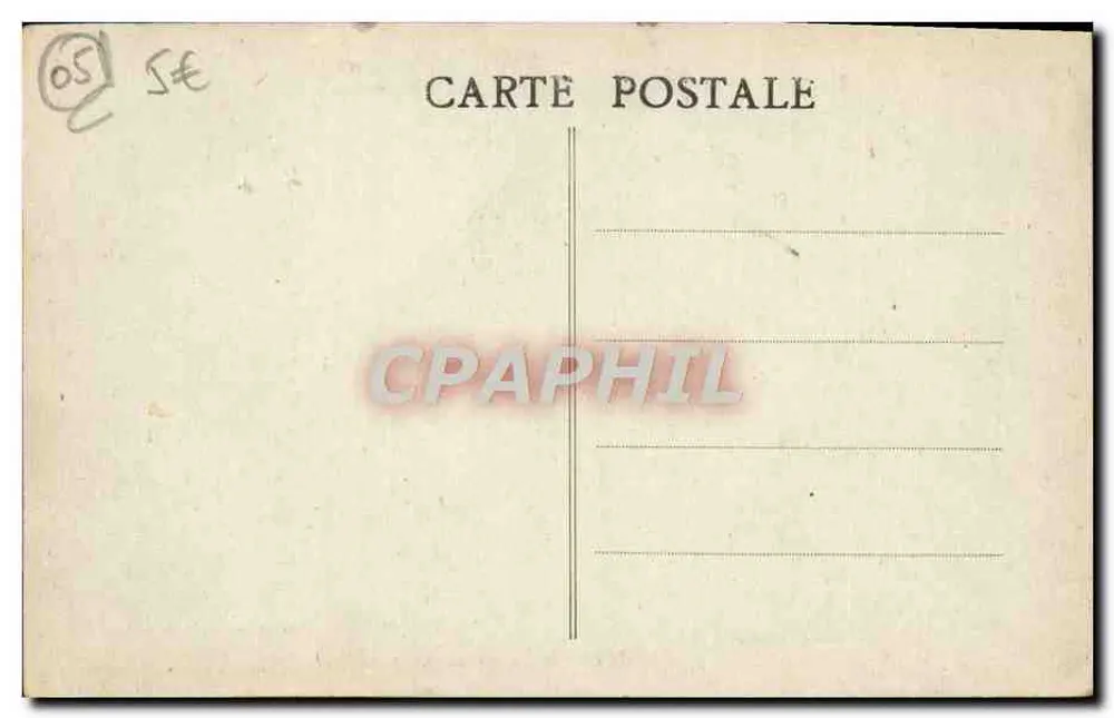 Grave - Dauphiné - Straße von Grenoble nach Briançon - E.R. - Nr. 777 - Verleger: P. Combier - Mâcon - Rückseite