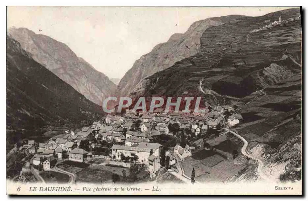 Le Dauphiné — Vista geral da Grave — Selecta - Frente