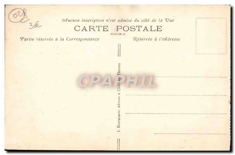 Laon (Aisne) — Porta de Soissons (século XIII) — H. Auzoux, jornais - Laon - Verso