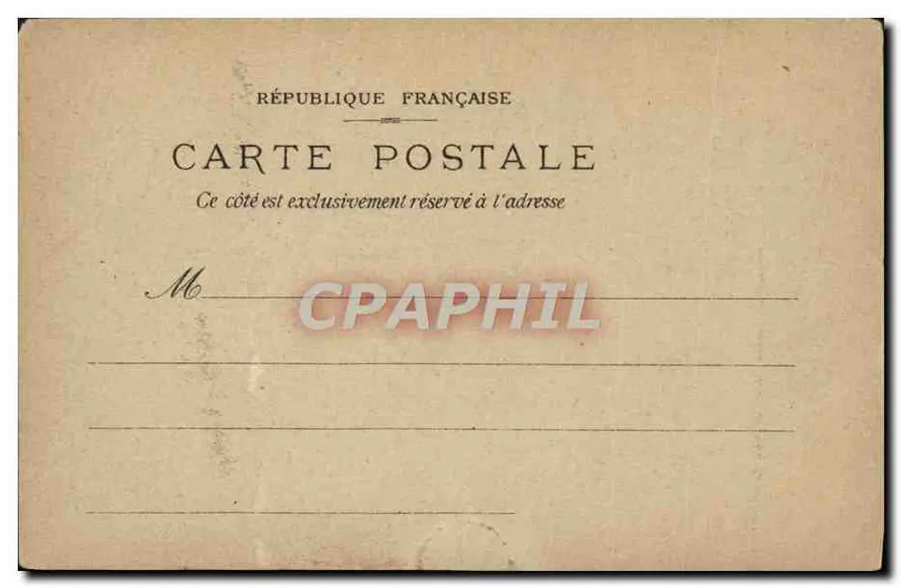 Opéra de Paris — façade principale — éditeur CARTE PHOTO 11 - Verso