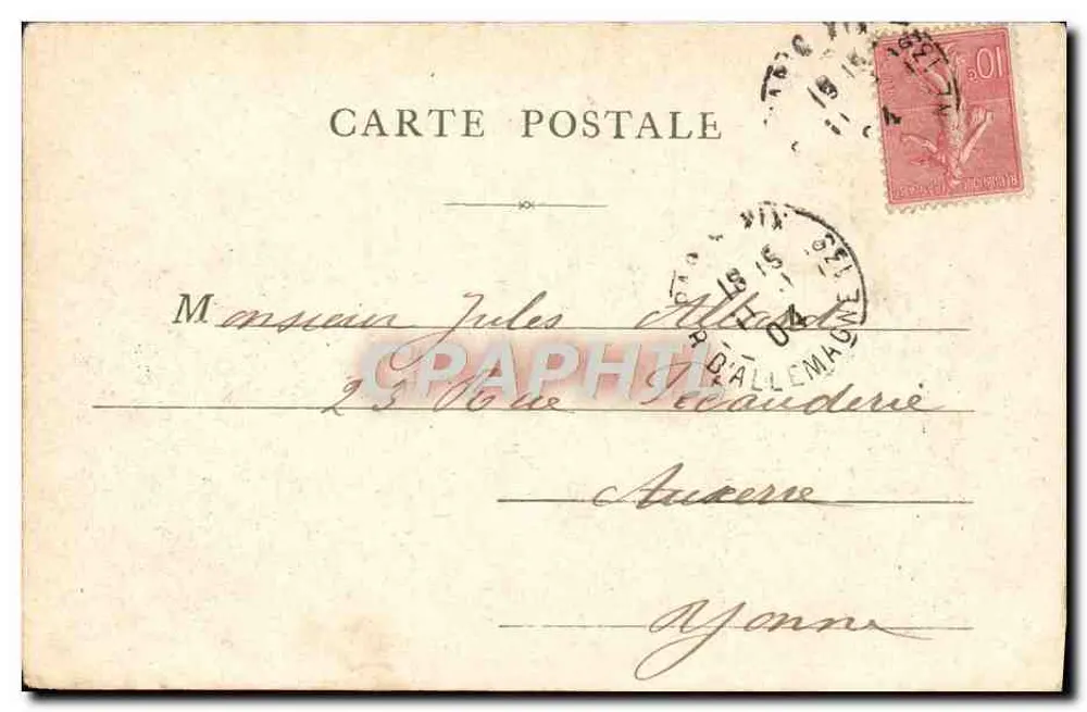 Paris — Het Palais de Justice - Achterkant