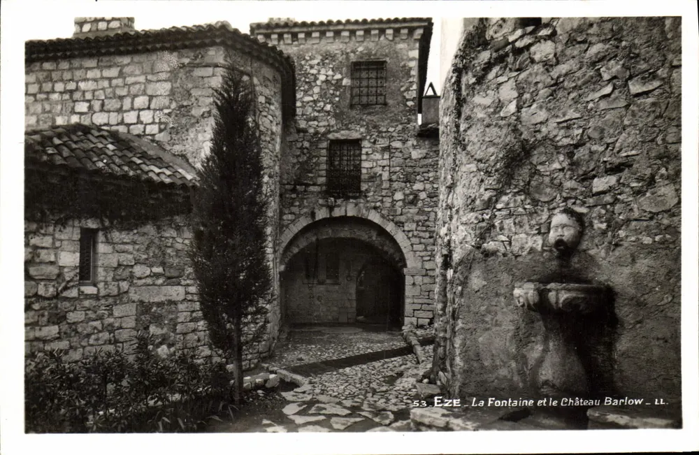 Eze — Die Fontaine und das Schloss Barlow — LL. — n°53 - Vorderseite