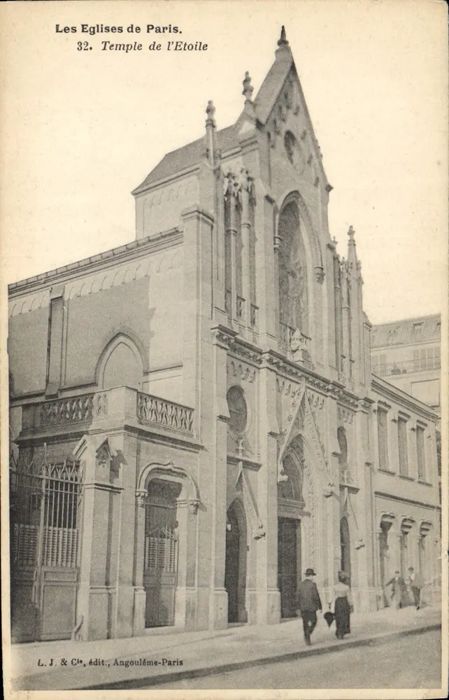 Templo da Estrela — Paris — L. J. & Cie, Angoulême-Paris - Frente