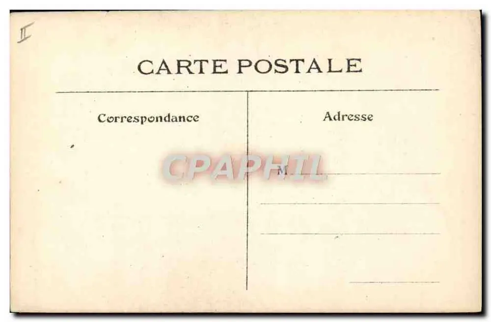 Templo da Estrela — Paris — L. J. & Cie, Angoulême-Paris - Verso