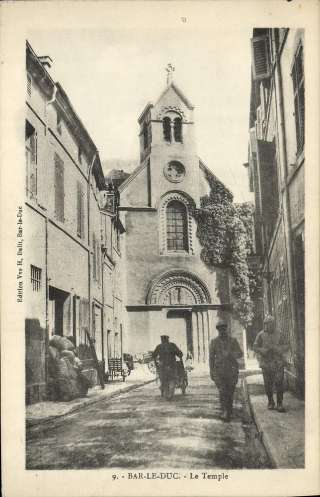 Bar-le-Duc - O Templo — editor H. Dalit, n°9 - Frente