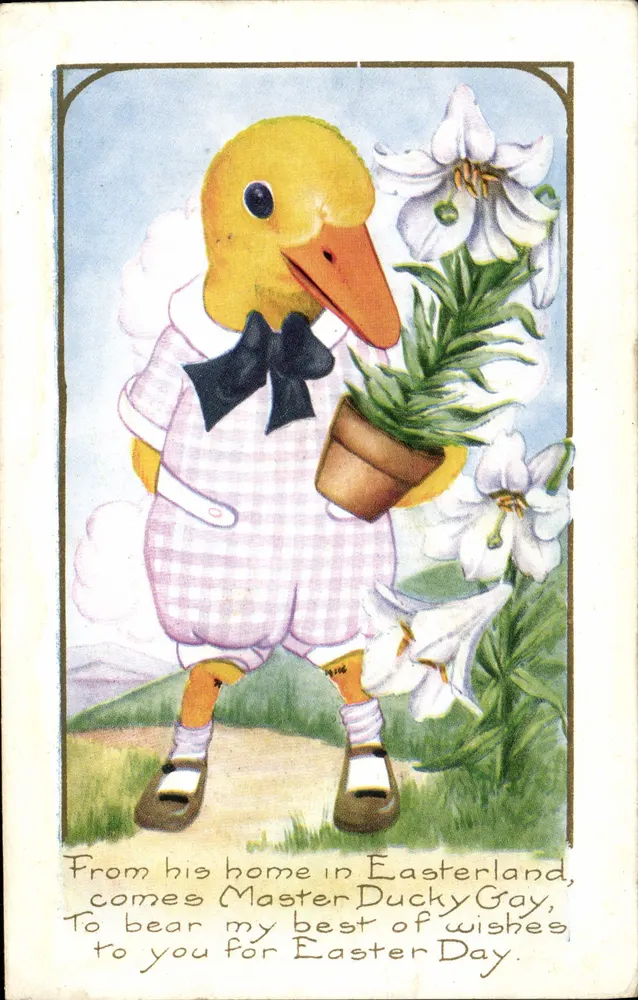 Master Ducky Gay — Easterland — Whitney Made Worcester Mass - Vorderseite