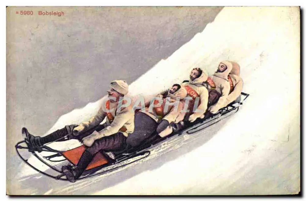 Bobba - Pista innevata - Edizione Photoglor, Zurigo, n° 5980 - Recto