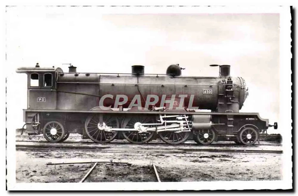 Locomotiva 4501 — Primeira « Pacific » na Europa — Edição S.A.C.M. N° 173 - Frente