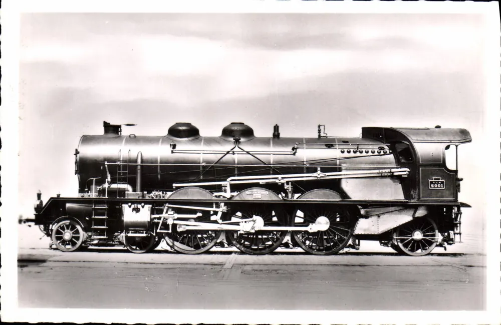 Locomotiva 6001 (depois 231-C1) — Compound — P.L.M. — Edição « La Vie du Rail » n° 177 - Frente