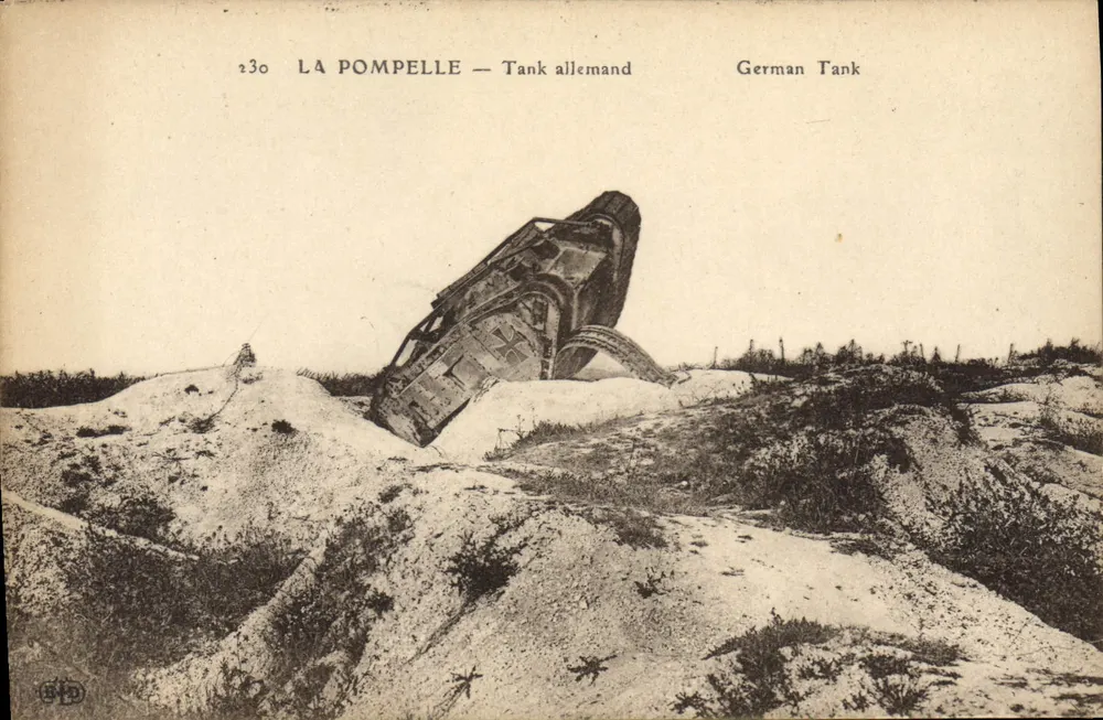 La Pompeelle — Deutscher Panzer — Verlag F. Deley, Paris, n° 230 - Vorderseite