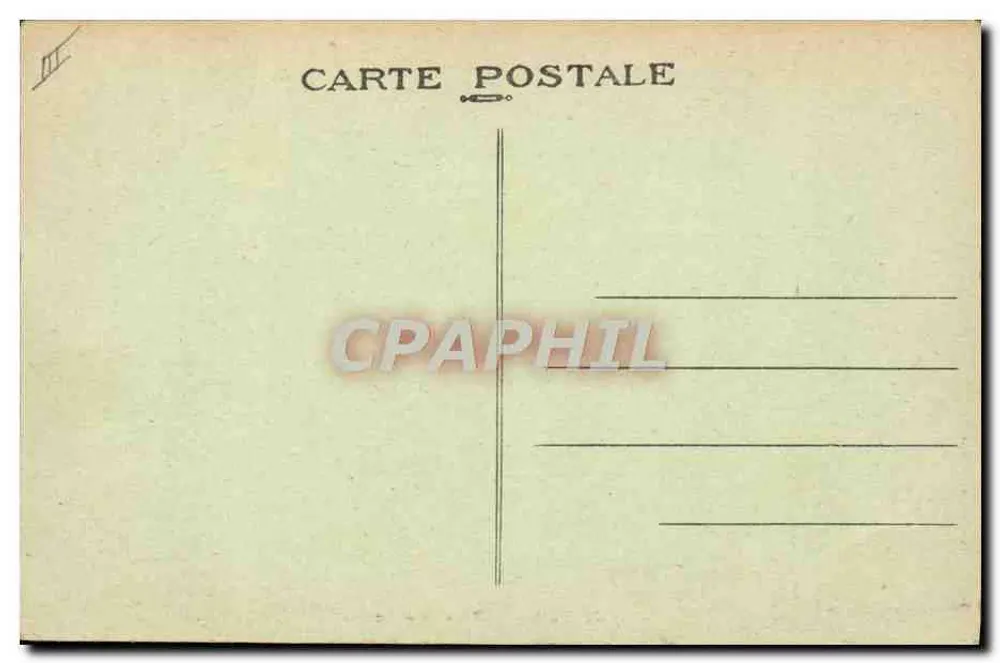 Camp de Mailly — Panzer in Manöver — A. Niops, Verleger - Rückseite