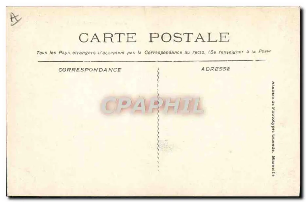 Marinha Militar Francesa - O "IÉNA" — Ateliers de Fototipia Guéne, Marselha - Verso