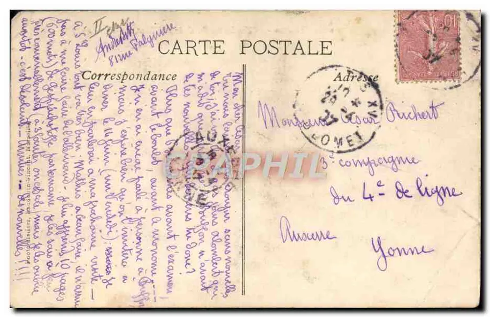 Toulon — Explosion des Schlachtschiffes Iéna, 12. März 1907 — unbekannter Verlag, n° 152 - Rückseite