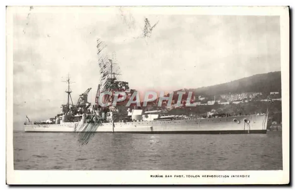 Kriegsschiff — Toulon — Marine Bar Phot, Toulon - Vorderseite