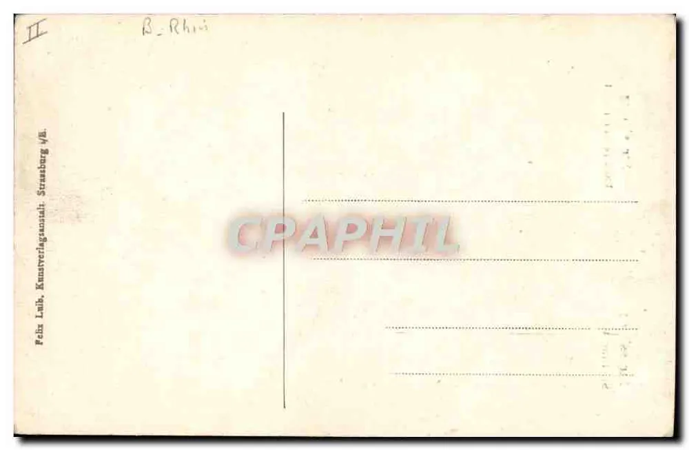 Estrasburgo — Teatro Municipal — editor Felix Laub, Estrasburgo - Verso