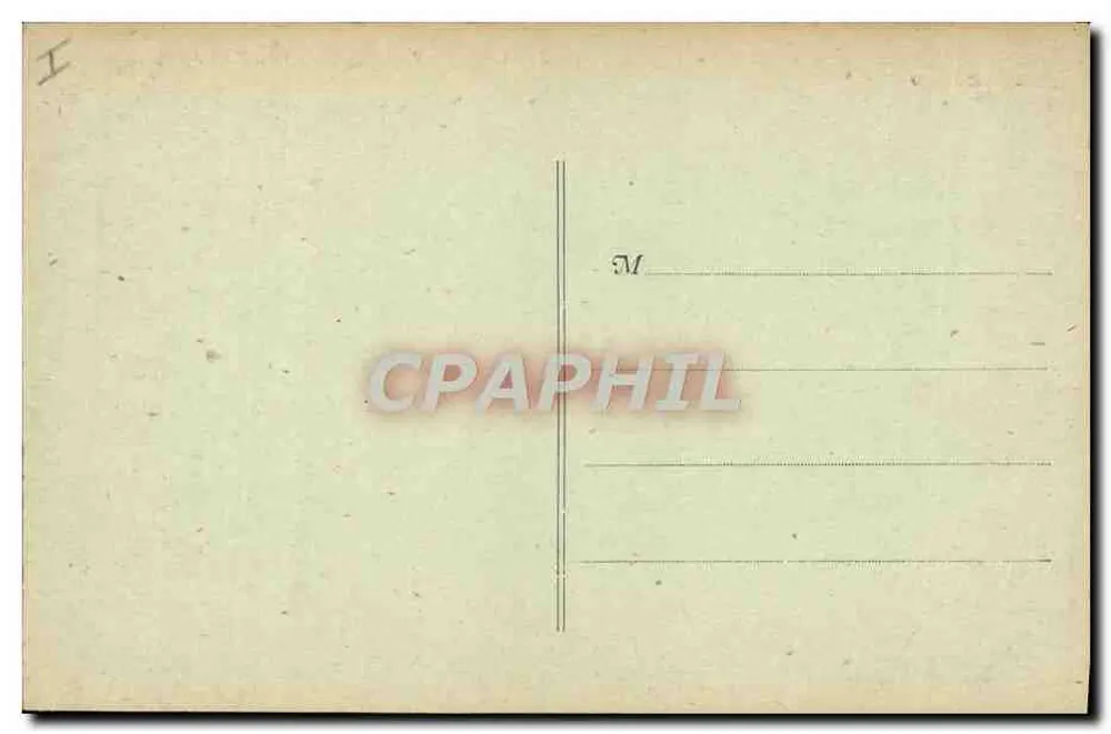 Reims in den Ruinen nach dem Rückzug der Deutschen — Straße Talleyrand und das Theater — Verlag Thuitlier - Épernay, Nr. 58 - Rückseite