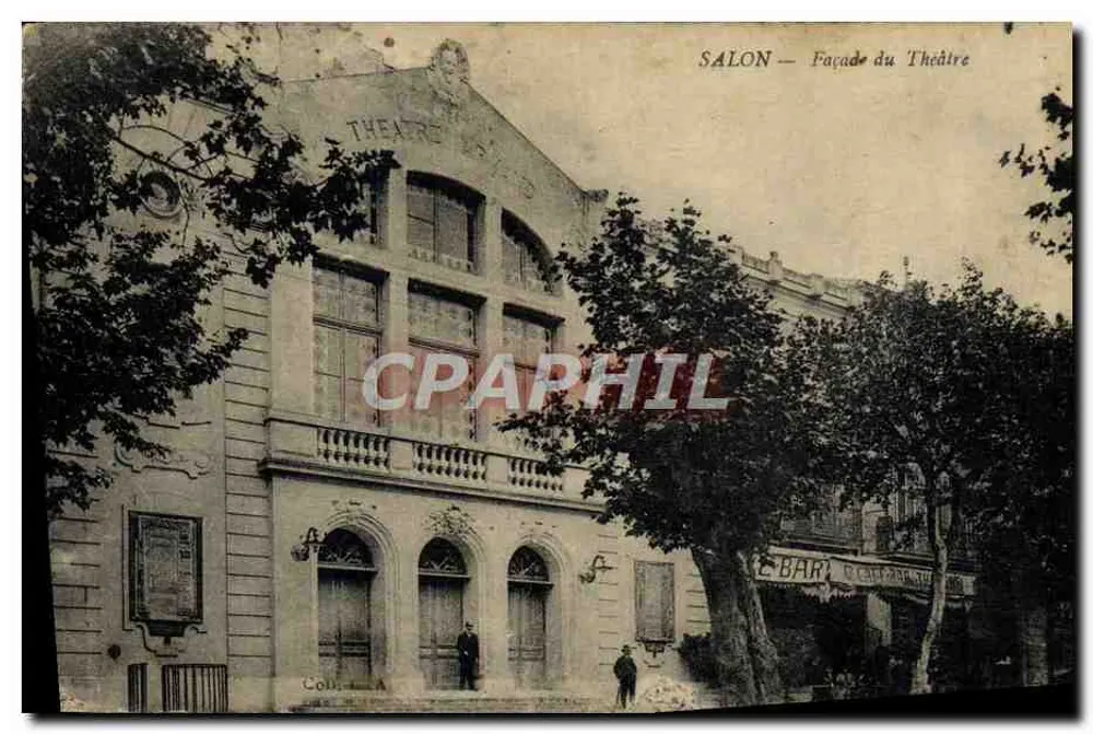 SALON — Fachada do Teatro — Editor Coll. (número de série ilegível) - Frente