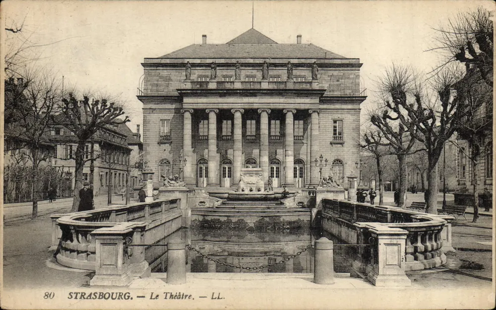 Strasbourg — O Teatro — LL. — n°80 - Frente