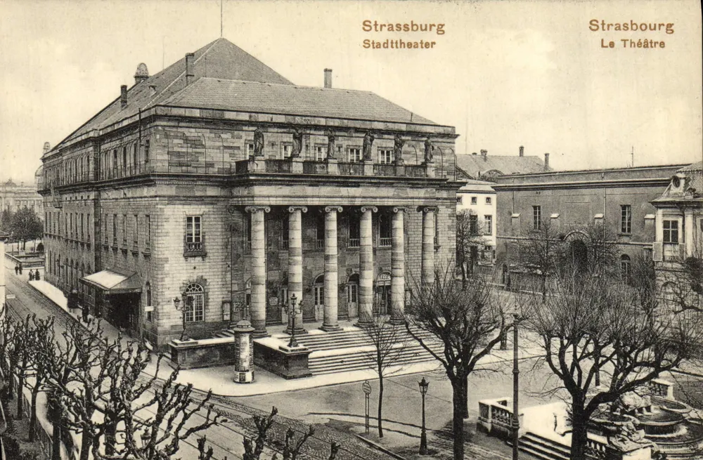 Strasbourg - O Teatro — Stadtttheater - Frente
