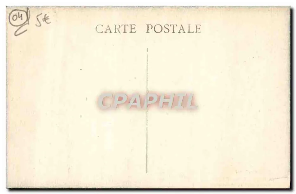 Gréoux-les-Bains — Ponte sobre o Colostre — Editor Carbonet, n° 04 - Verso