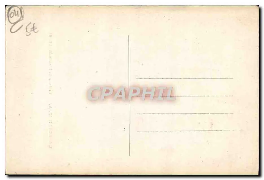 Ganagobie (B.-A.) — Quadro de Monticelli (1854) - Verso
