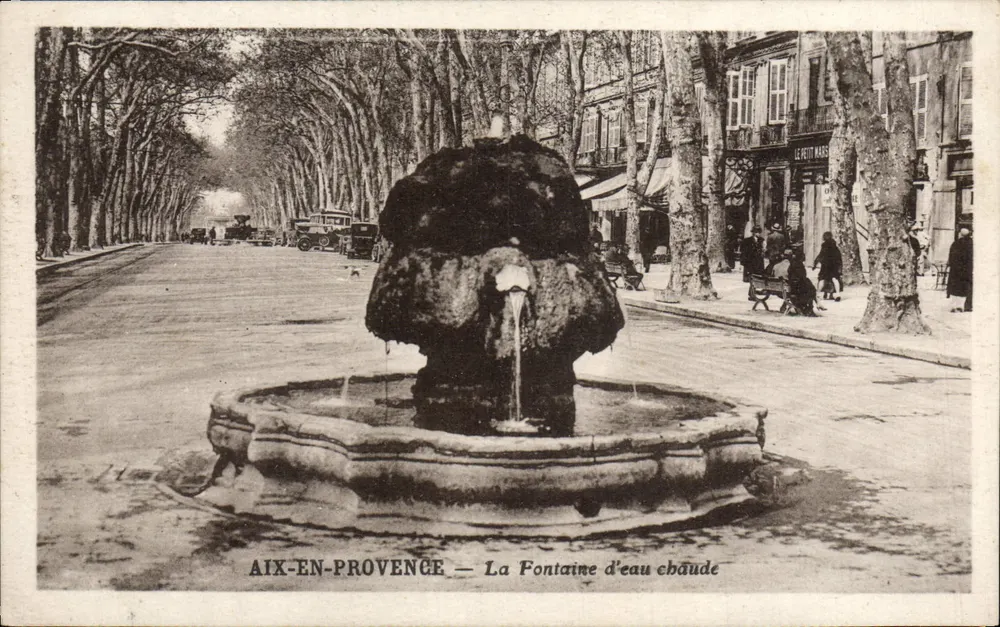Aix-en-Provence — Die Warmwasserquelle — Verlag unbekannt - Vorderseite