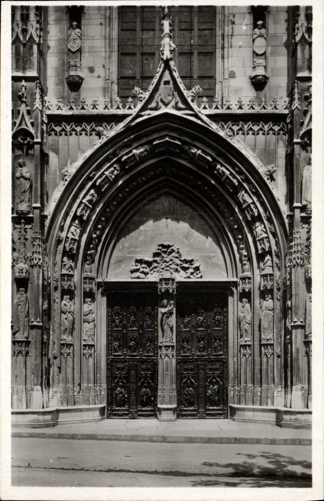 Aix-en-Provence — Die Pforte der Kathedrale — Cours de Provence-Ausgabe - Vorderseite