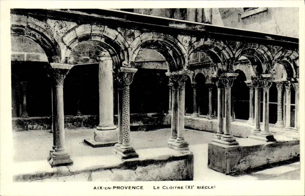 Aix-en-Provence — O Claustro (século XI) - Frente
