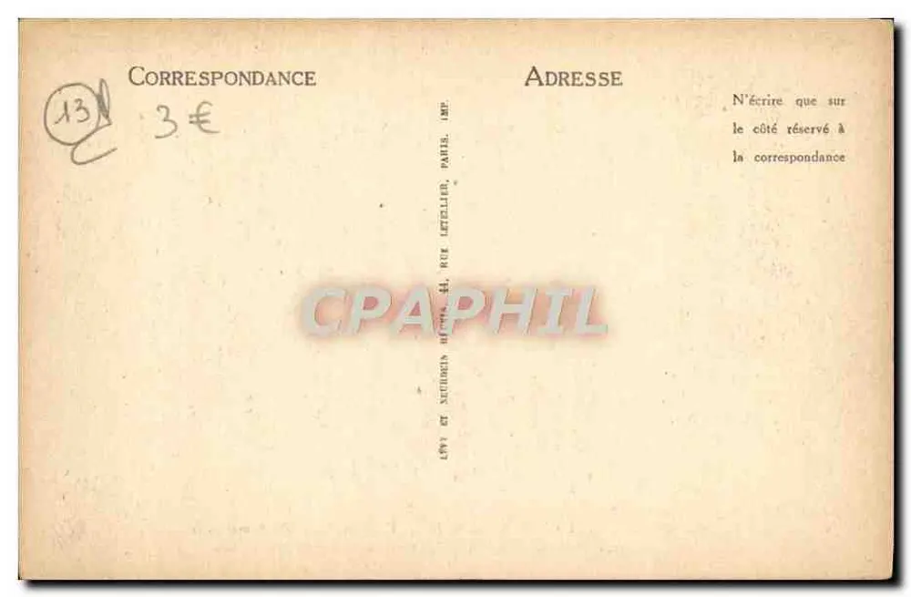 Aix-en-Provence — A Fonte Monumental — LL. - Verso