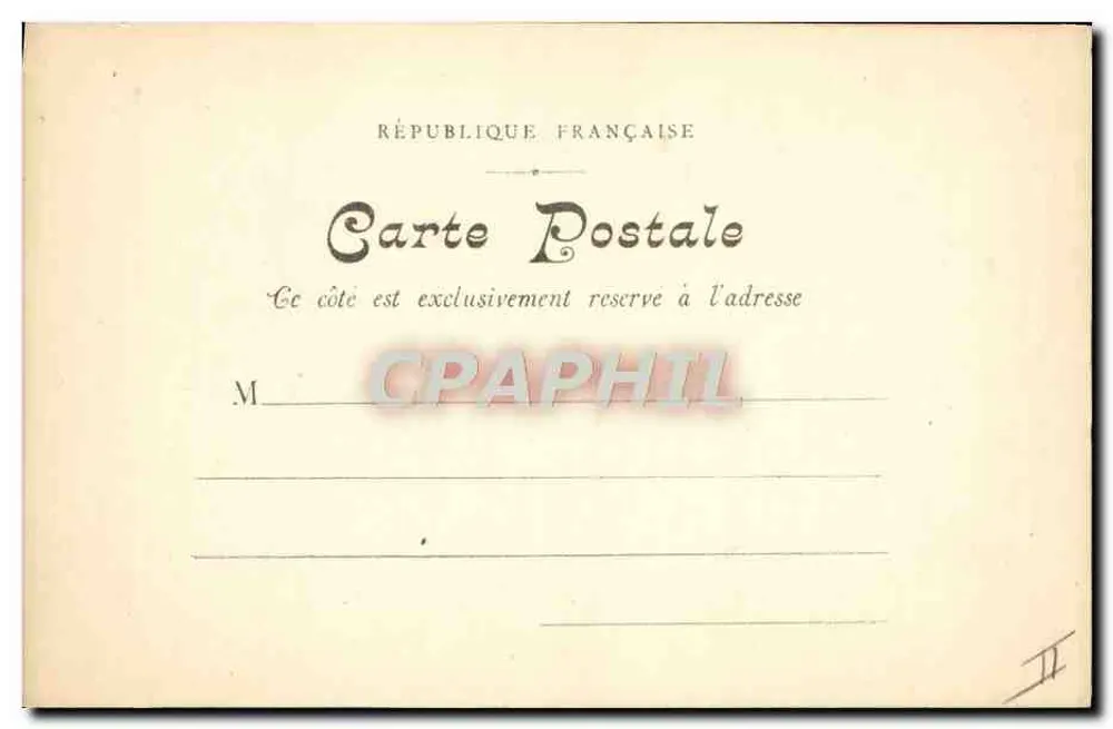 ROUEN — A Igreja Protestante, praça Saint-Eloi — Coleção das Novas Galerias N° 87 - Verso