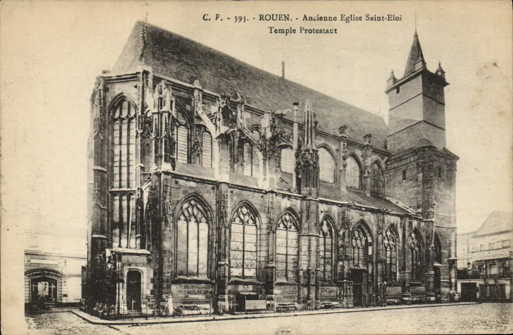 Rouen - Antiga Igreja de São Eloís - Templo Protestante - Frente