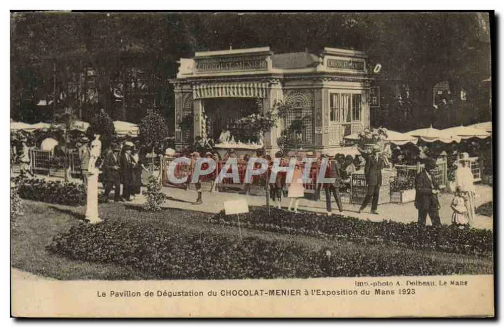 Schokoladen-Menier-Geschmackspavillon — Ausstellung Le Mans 1923 — Immo-photo A. Polheau, Le Mans - Vorderseite