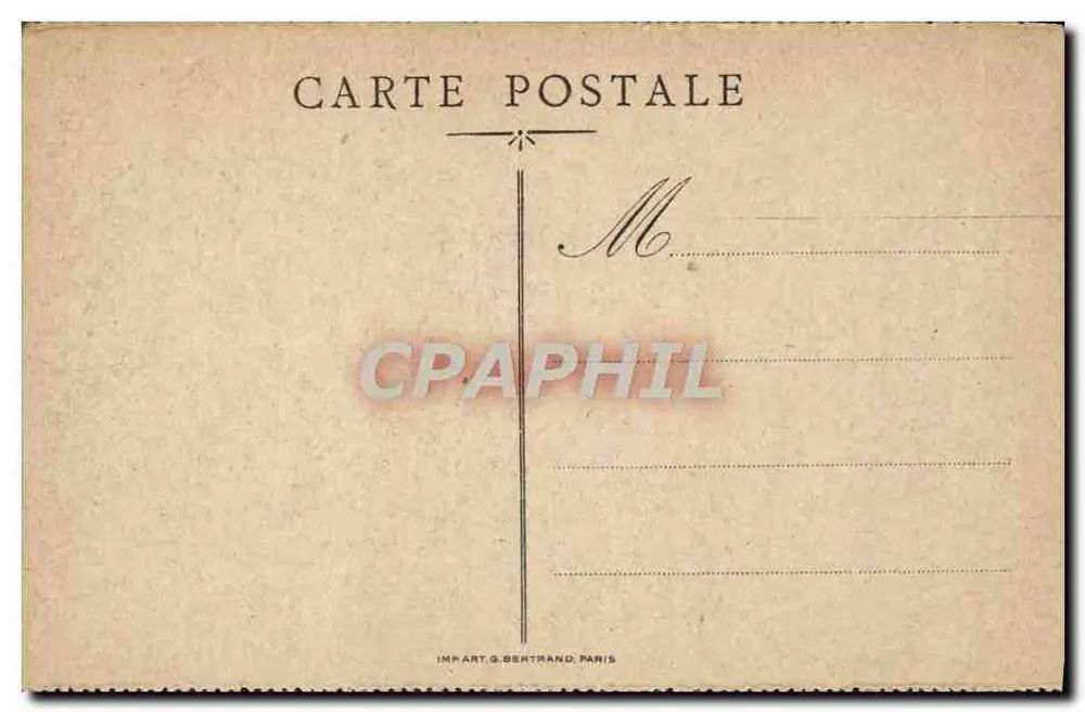 Crisolles (Oise) — Açúcar destruído — Imp. G. Bertrand, Paris - Verso