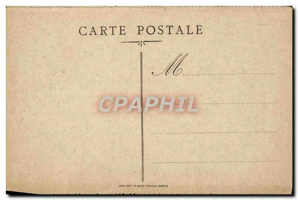 Larbroye (Oise) — Carro de fazenda destruído — Impr. G. Bertrand, Paris - Verso