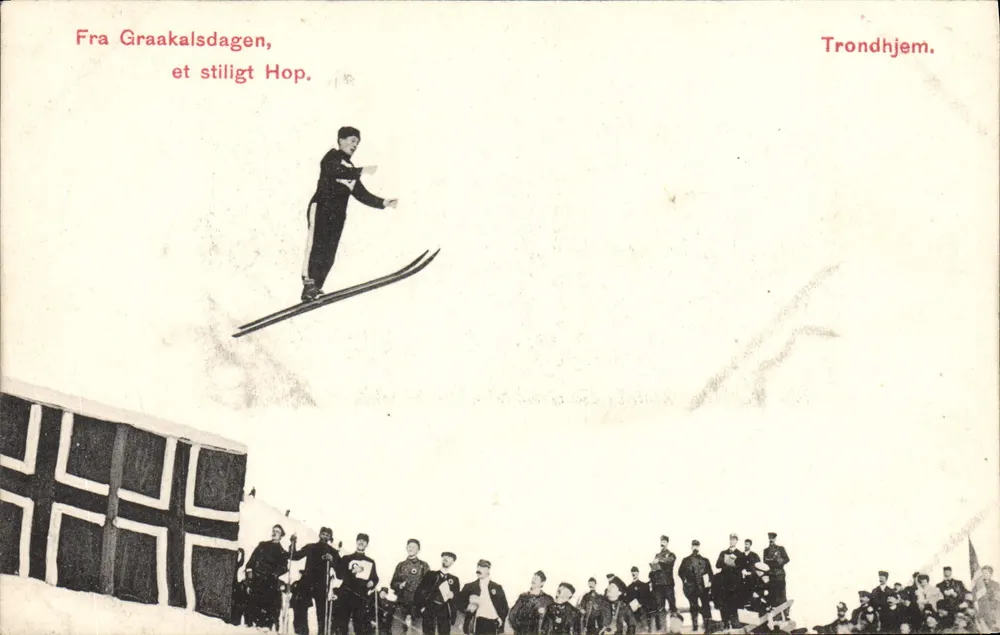 Ski-Sprung — Trondheim — Janssen & Co. No 222 - Vorderseite