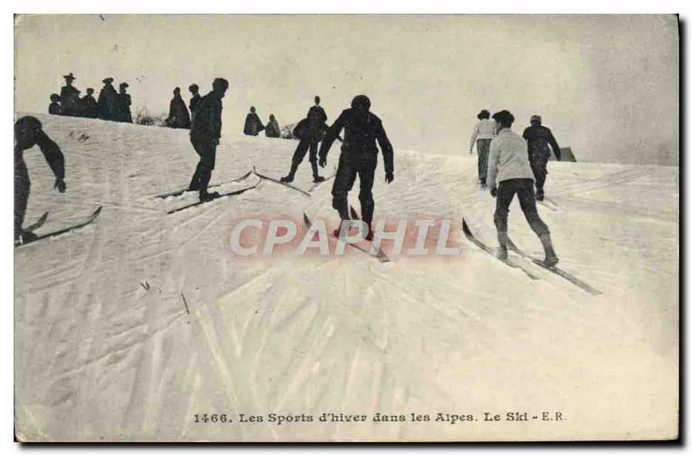 Gli sport invernali nelle Alpi. Lo Sci - E.R. - Recto