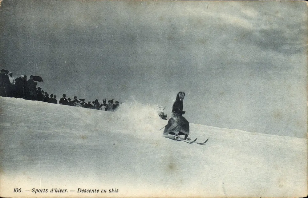 Skifahrt — Winter-Sport — 106 — G. Decaux, Phot.-Edit., Leysin - Vorderseite
