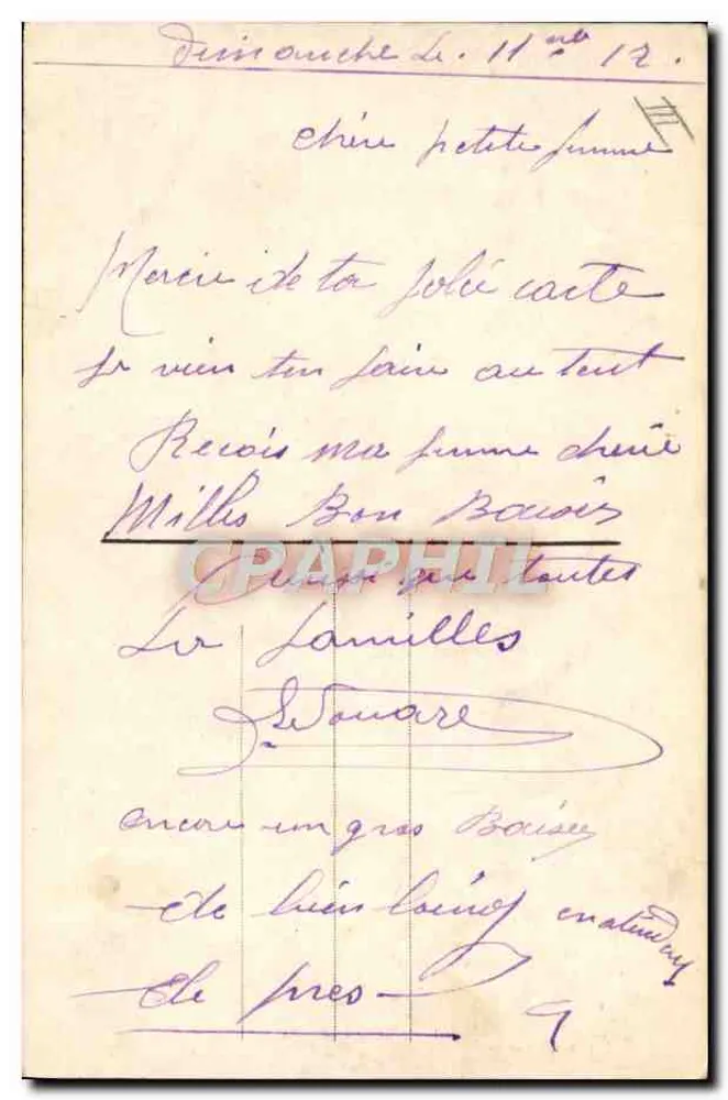 Junges Paar in einem Innenraum — Verlag Mimosa, Nr. 4.31/s - Rückseite