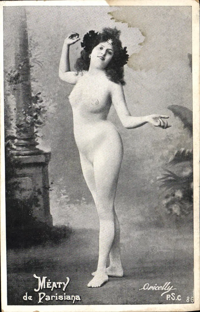 Méaty de Parisiana — nackte Tänzerin — Oricelly P.S.C. 86 - Vorderseite