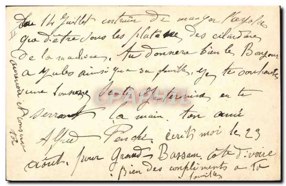 Mulher diante do espelho — cena íntima — Manuel, n° 172 - Verso