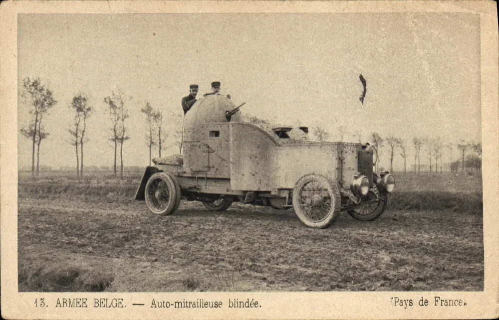 Belgische Armee — Panzer-Selbstfahrkanone — Frankreich - Vorderseite