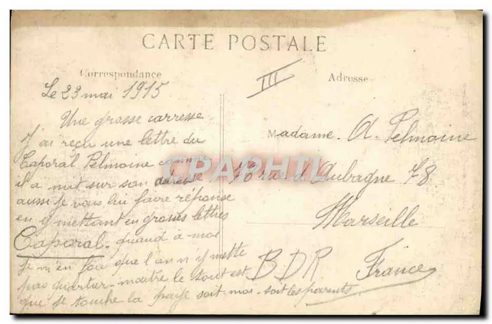 Dixmude — belgische Maschinengewehrkarre — L. C. H. Paris - Rückseite