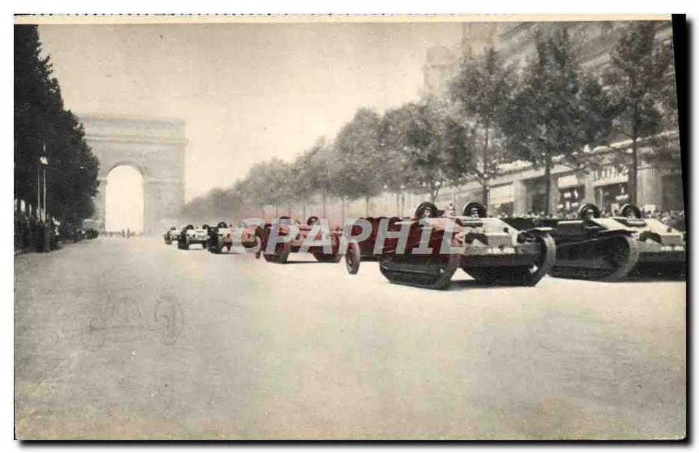 Chenillette de Infantaria — Paris — Georges Lang, Imp. Paris - Frente