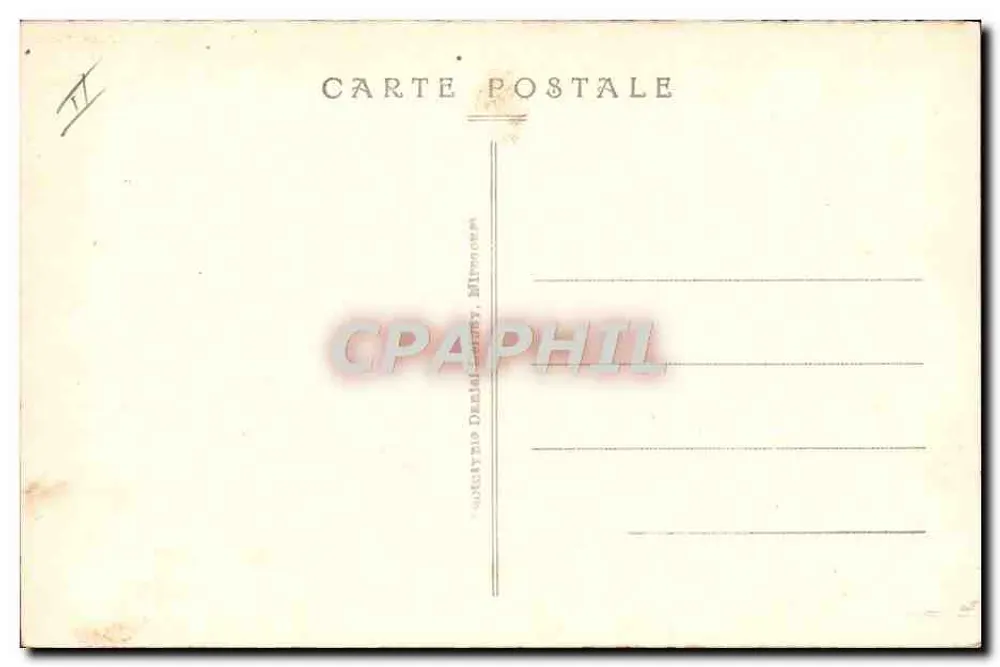 Camp de Mailly — In den Buschwerk des Lagers — D. D. n° 199 - Rückseite