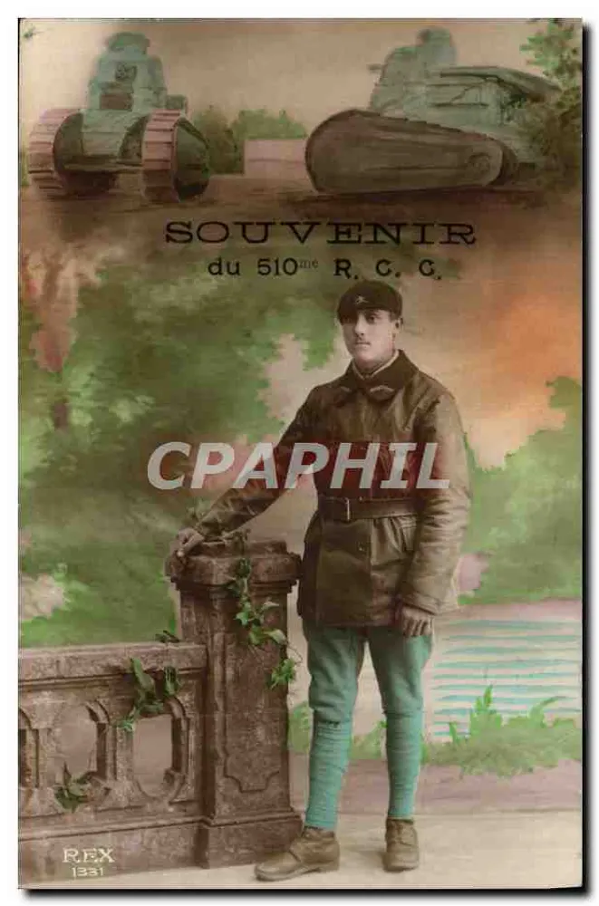 Soldat des 510. R.C.C. — Erinnerung an den 510. R.C.C. — REX 1331 - Vorderseite